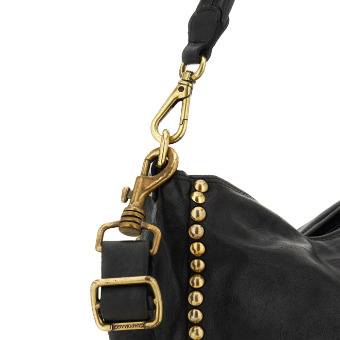 Shoulder Bag Ametista Black | Campomaggi