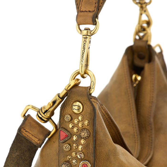 Shoulder Bag Afrodite Green | Campomaggi