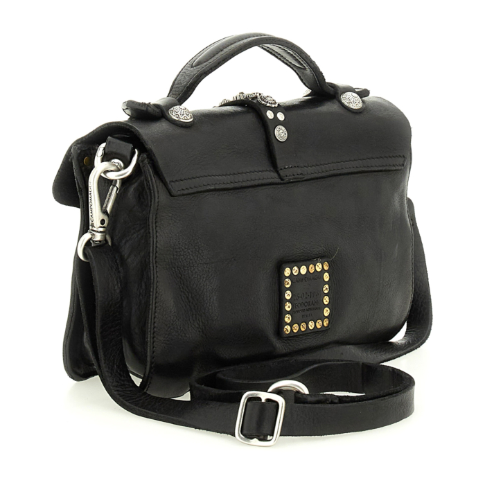 Crossbody Bag Cefalù Black | Campomaggi