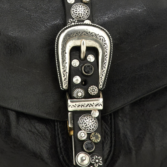 Crossbody Bag Cefalù Black | Campomaggi