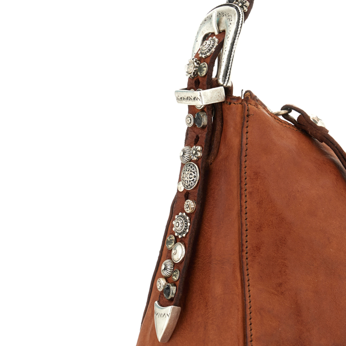 Borsa Monospalla Cefalù Cognac | Campomaggi