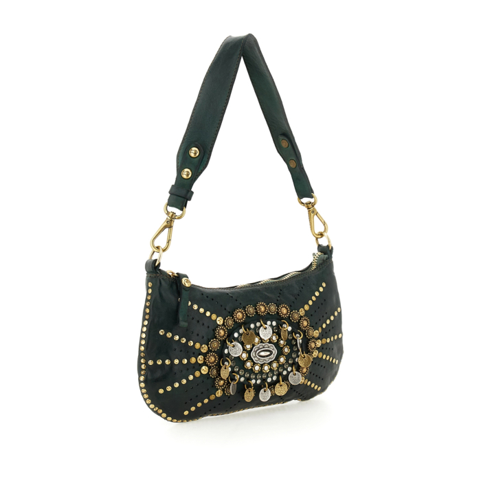 Shoulder Bag Teresa Volterra Green | Campomaggi