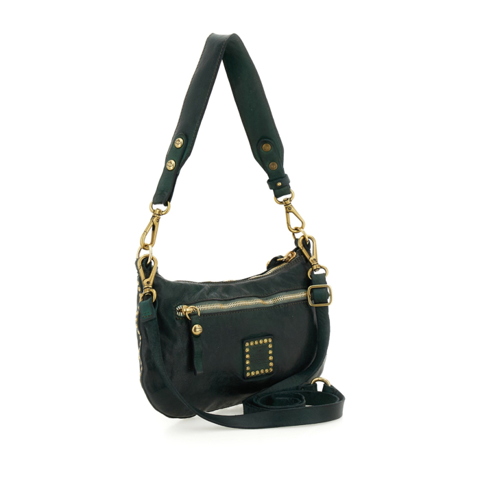 Shoulder Bag Teresa Volterra Green | Campomaggi