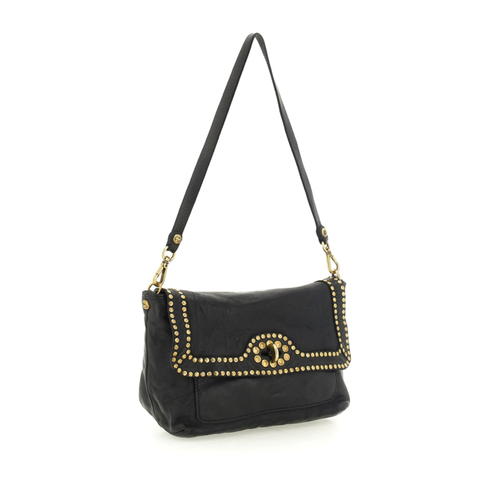 Crossbody Bag Kura Black | Campomaggi