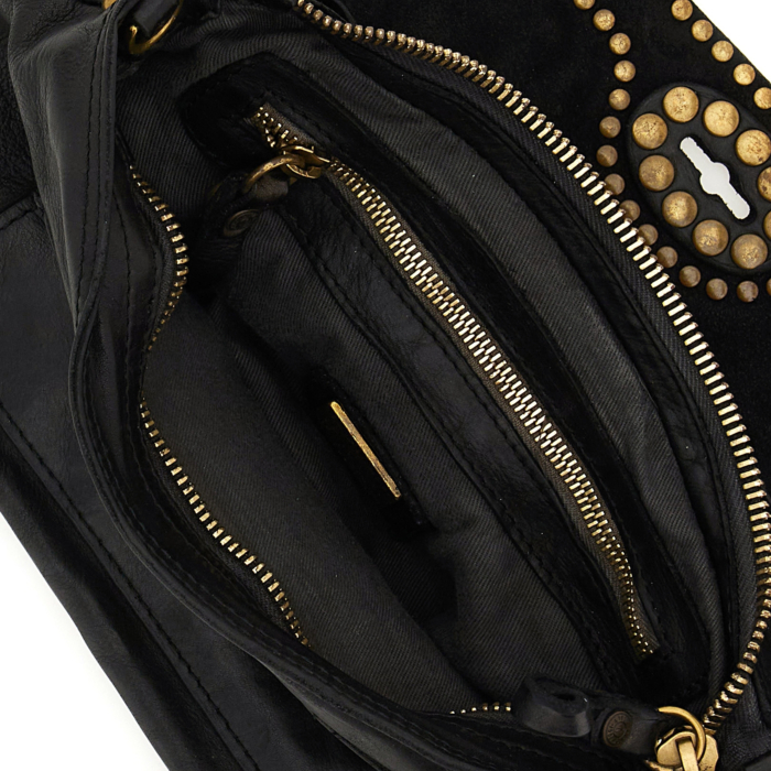 Crossbody Bag Kura Black | Campomaggi