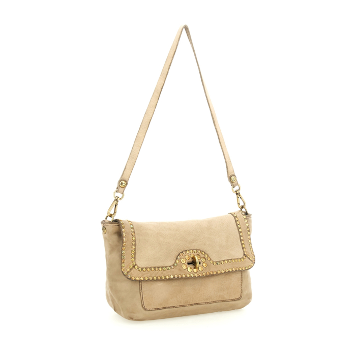 Crossbody Bag Kura Grey | Campomaggi