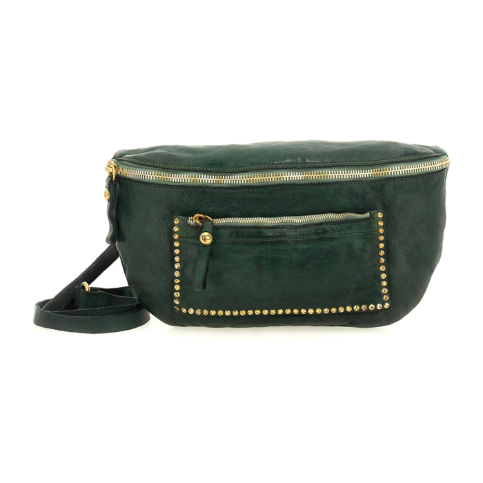 Shoulder Bag Kura Green | Campomaggi