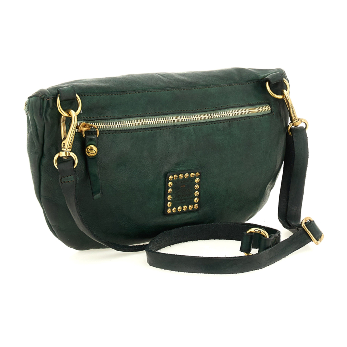 Shoulder Bag Kura Green | Campomaggi