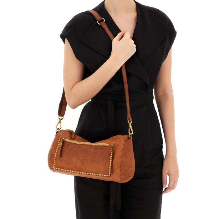 ショルダーバッグ・ポシェット Campomaggi Kura Cognac Crossbody Bag Crossbody Bag Kura Cognac | Campomaggi