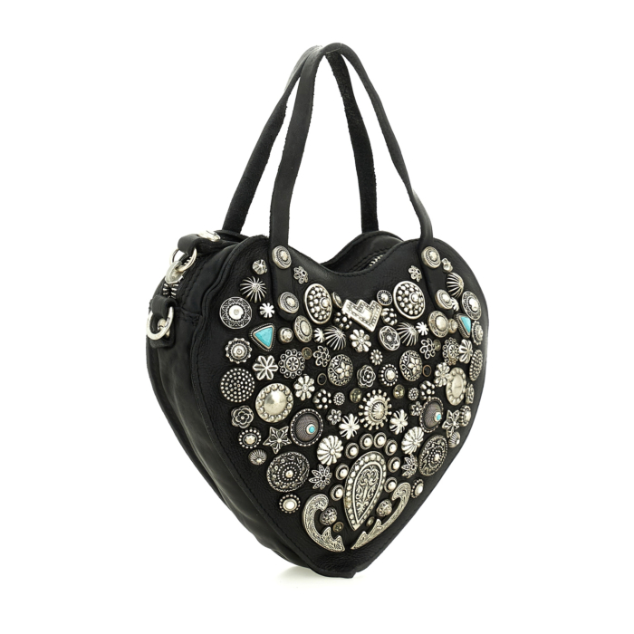 Shopping Bag/Shopper Isola del Giglio Black | Campomaggi