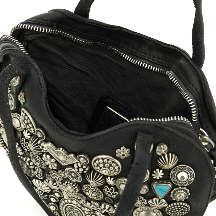 Shopping Bag/Shopper Isola del Giglio Black | Campomaggi