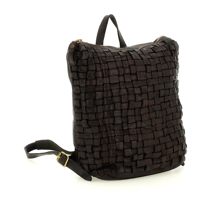Campomaggi Woven Leather Backpack Campomaggi | Bags | Campomaggi Backpack In Moro | Poshmark main image 3