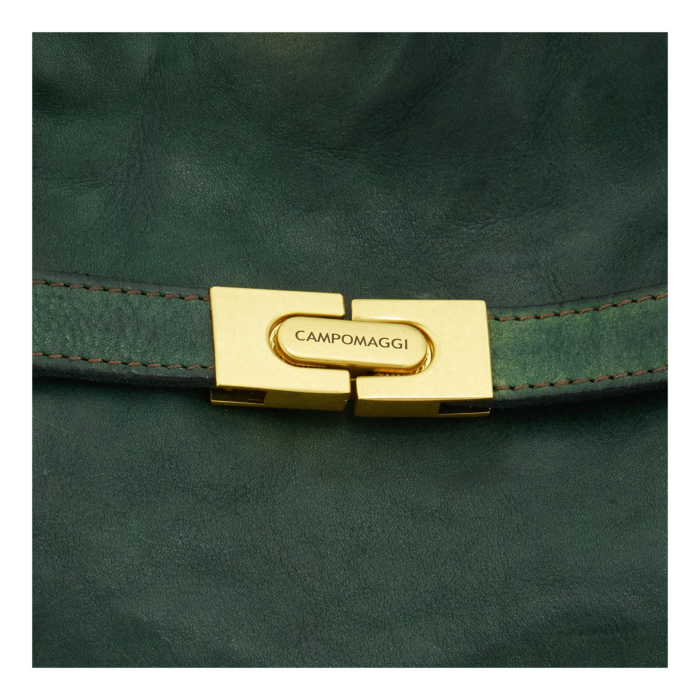 Shoulder Bag Livorno Green | Campomaggi