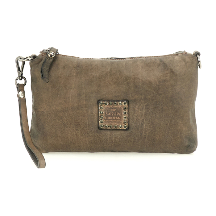 Clutch Bag Montepulciano Grey | Campomaggi