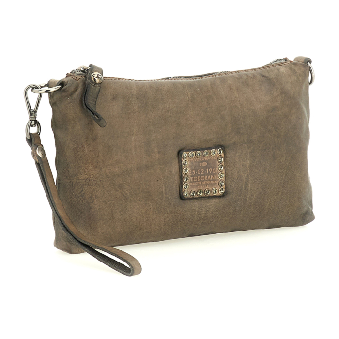Clutch Bag Montepulciano Grey | Campomaggi