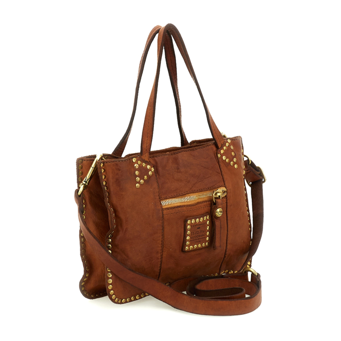 Shopping Bag/Shopper Camaiore Cognac | Campomaggi