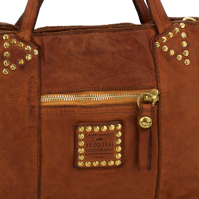 Shopping Bag/Shopper Camaiore Cognac | Campomaggi