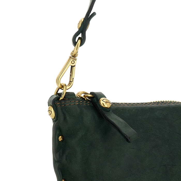 Crossbody Bag Lucca Green | Campomaggi