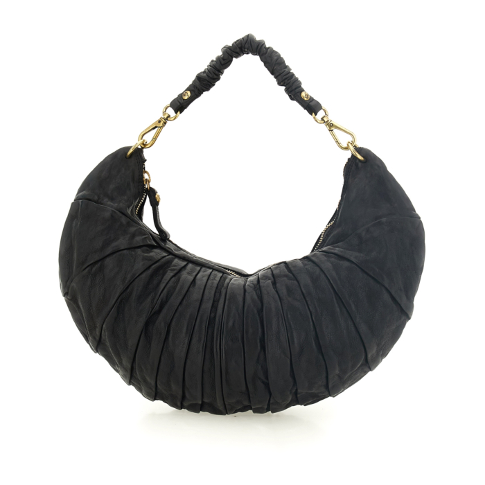 Shoulder Bag Luna Black | Campomaggi