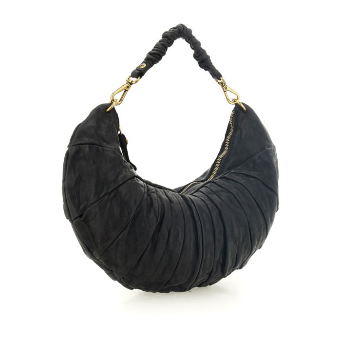 Shoulder Bag Luna Black | Campomaggi