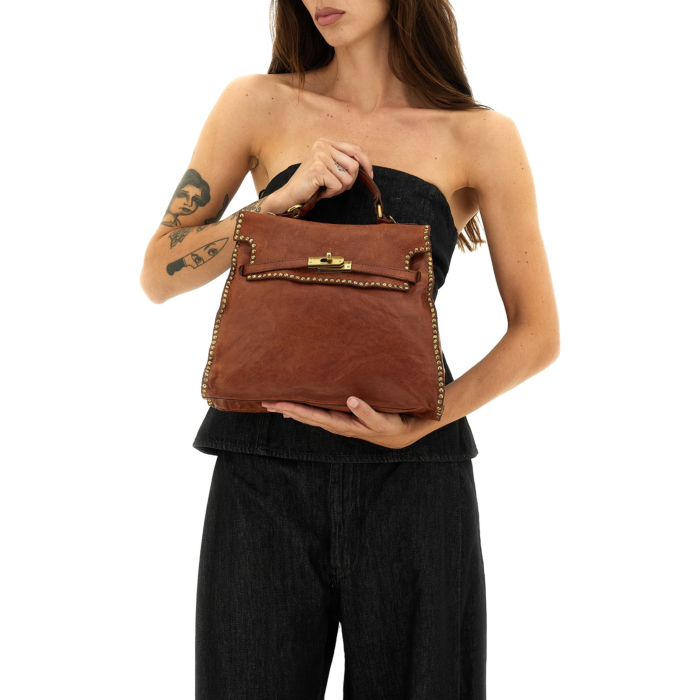 Shoulder Bag Kura Cognac | Campomaggi