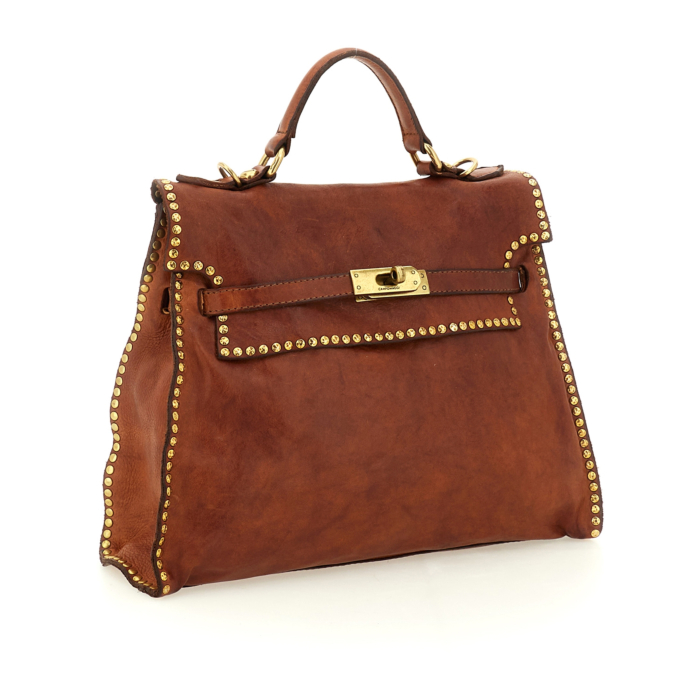 Shoulder Bag Kura Cognac | Campomaggi