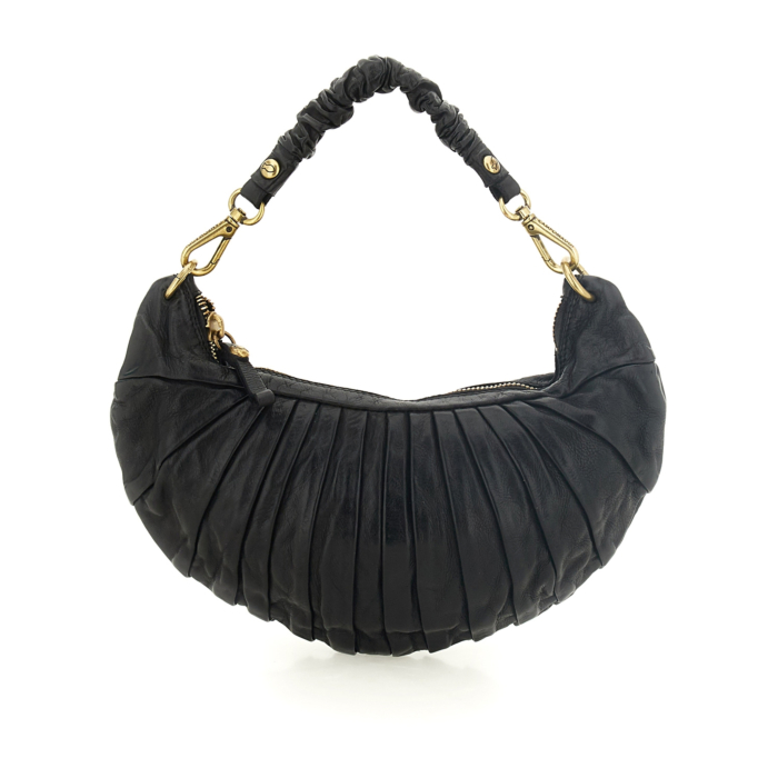 campomaggiショルダーバッグ Shoulder Bag Luna Black | Campomaggi