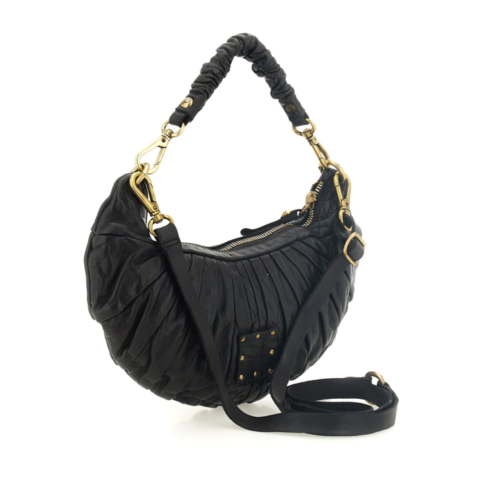 Shoulder Bag Luna Black | Campomaggi