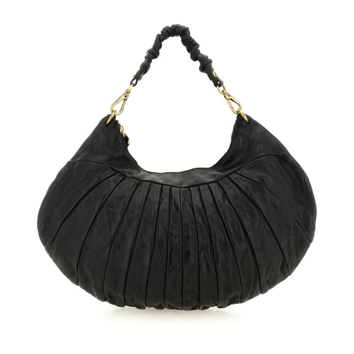 Shoulder Bag Luna Black | Campomaggi
