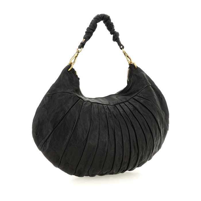 Shoulder Bag Luna Black | Campomaggi