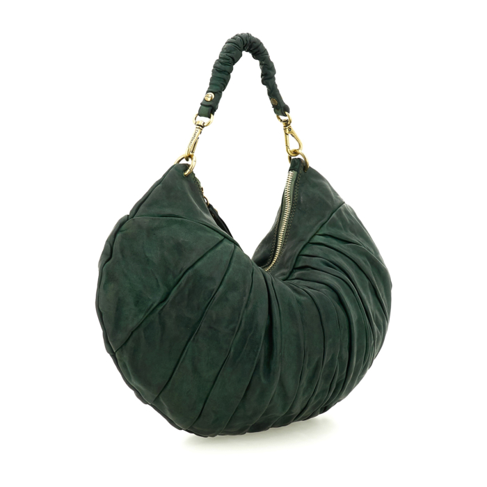 Shoulder Bag Luna Green | Campomaggi