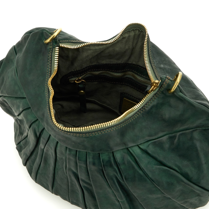 Shoulder Bag Luna Green | Campomaggi