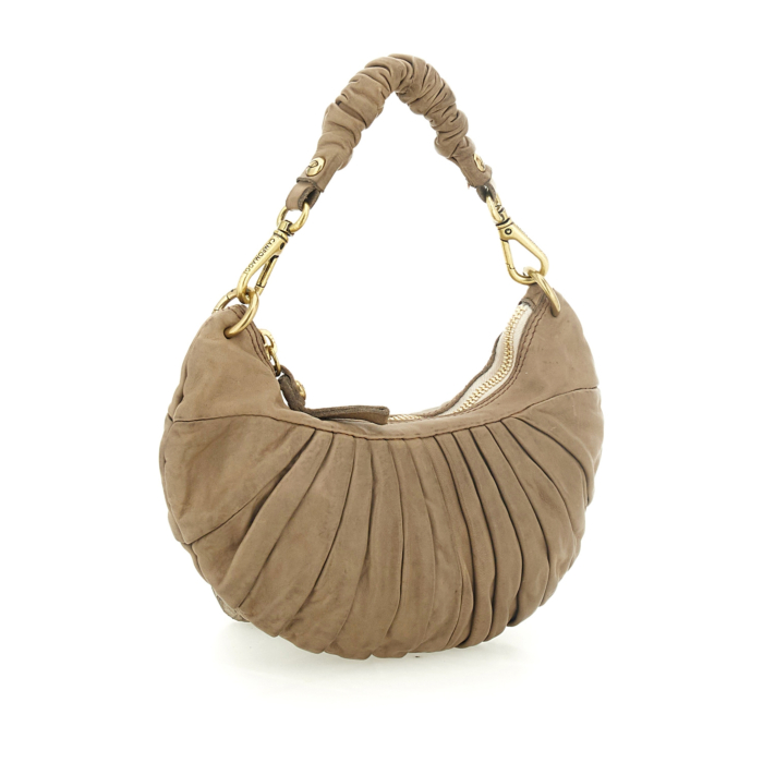 Shoulder Bag Luna Grey | Campomaggi