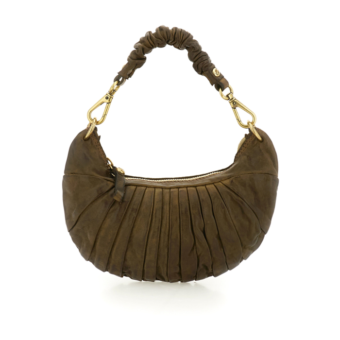 Shoulder Bag Luna Green | Campomaggi