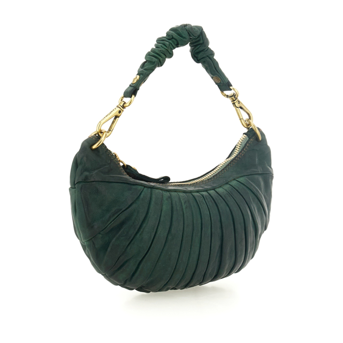 Shoulder Bag Luna Green | Campomaggi