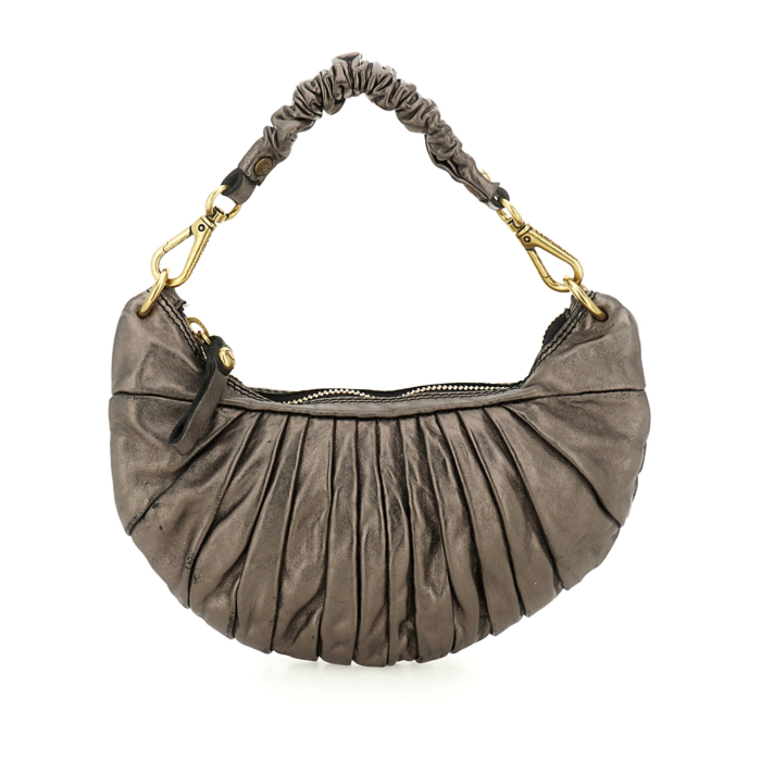 Shoulder Bag Luna Grey | Campomaggi