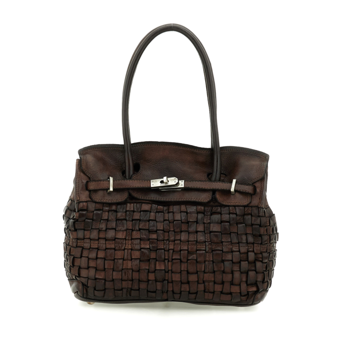 Shopping Bag/Shopper Saturno Brown | Campomaggi